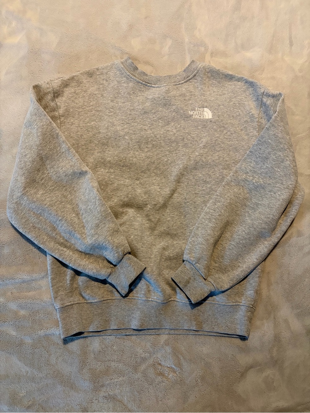 The North Face Light Grey Crewneck Sweatshirt